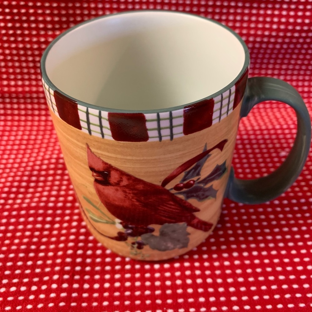 Lenox Winter Greetings Everyday Cardinal Stoneware Mug by Catherine McClung